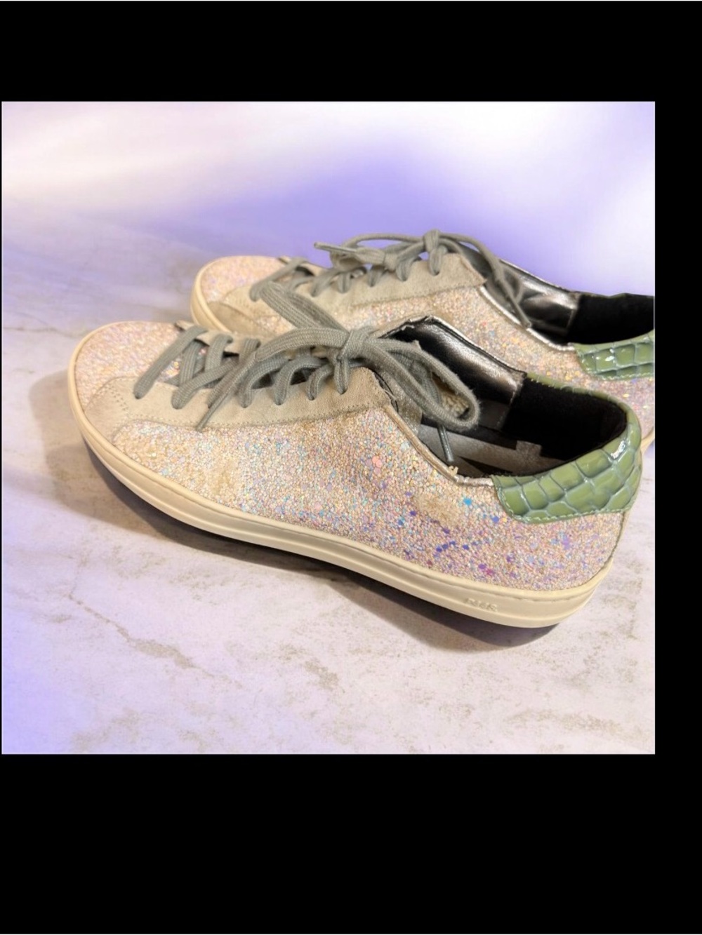 p448 by Nordstrom glitter sneakers women’s tennis shoes size 37 US size 7
